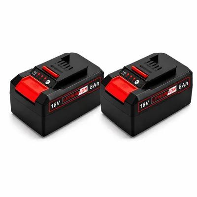 Obrázok produktu pre 2x náhradná batéria 18V 8,0Ah Li-Ion, kompatibilná so systémom batérií Einhell Power X-Change – dvojbalenie náhradných batérií s LED indikátorom
