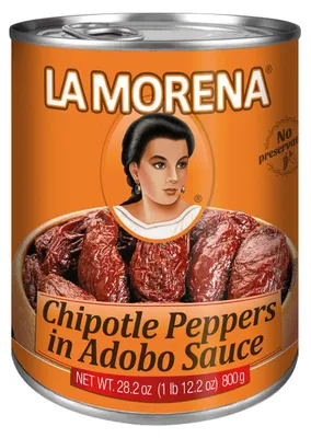 Image de Piments chipotle La Morena en sauce Adobo 800 g – Mexicain authentique, qualité supérieure