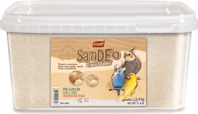 Produktbild von Vitapol Sand für Vögel - mit Muscheln, 5,4kg Eimer