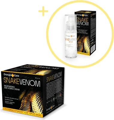 Produktbild von Orange Care Snake Venom Schlangengift Gesichtscreme 50 ml + Serum 30 ml - Anti-Aging