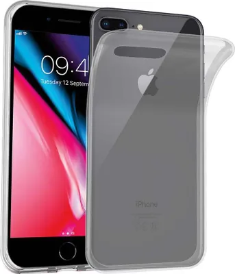 Produktbild von Cadorabo Hülle für Apple iPhone 7 PLUS / 7S PLUS / 8 PLUS Schutz Hülle in Transparent Schutzhülle TPU Silikon Cover Etui