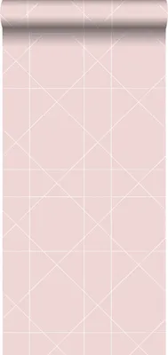 Obrázek produktu pro ESTAhome tapeta grafické linie tmavě růžová - 139091 - 0,53 x 10,05 m