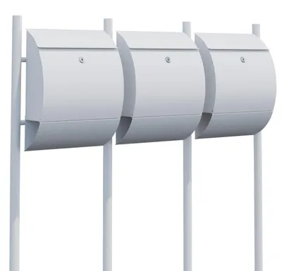 Produktbild von Briefkastenanlage Sunshine for Three Weiß
