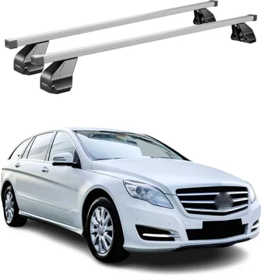 Produktbild von Menabo Dachträger für Mercedes R Klasse W251 2006-2013 75kg Stahl Silber 2x