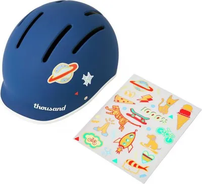 Immagine prodotto di Casco da bicicletta per bambini Thousand JR Blazing Blue XS 49-53 cm - leggero unisex per bambini...