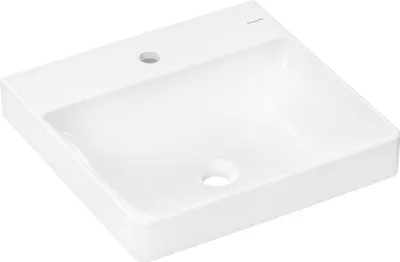 Immagine prodotto di hansgrohe Xelu Q lave-mains, 1 trou pour robinet, sans trop-plein, 500x480x80mm, blanc, 60316450, 60316450