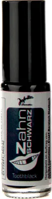 Produktbild von Jofrika 708503 Zahnschwarz für Zahnlücken / Zahnlack mit Pinel, schwarz (5 ml Flasche)