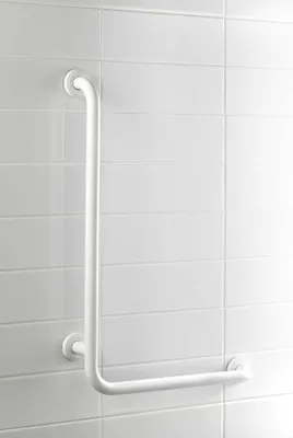 Produktbild von Allibert USIS Haltegriff 45° Edelstahl Weiß 59 x 59 cm Bad Wand