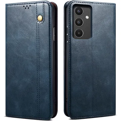 Obrázek produktu pro Pouzdro pro Samsung Galaxy A34, kožené flip pouzdro peněženka s funkcí stojánku modré