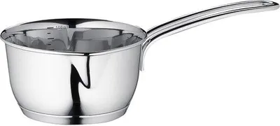 Image de Pot à lait en acier inoxydable de 10 cm, 250 ml, avec bec verseur et échelle graduée