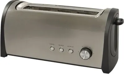 Produktbild von Kitchen Chef KST 17 SS Langschlitz-Toaster, Edelstahlgehäuse, Stoppfunktion, Auftaufunktion
