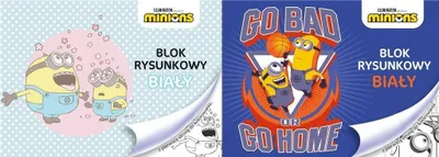 Produktbild von Zeichenblock A4/20K weiß Minions