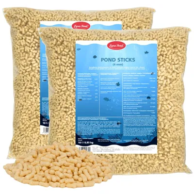 Produktbild von 2 x 10 Liter (1,7 kg) Lyra Pond® Pond Sticks Fischfutter Teichfutter