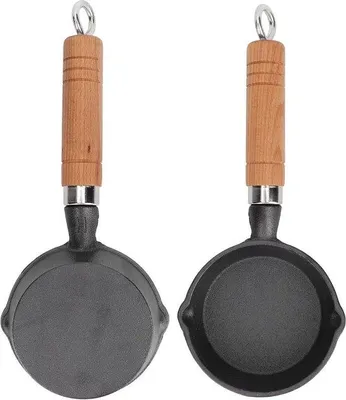 Immagine prodotto di Famanu Mini padella in ghisa antiaderente per uova - 3,9 pollici