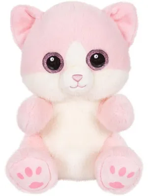 Zdjęcie produktu dla Pluszak – Pluszowy kotek Pinky Cutydoos, pudrowy róż – 23 cm