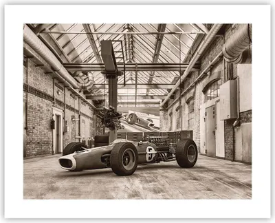 Produktbild von Poster - Poster ohne Rahmen - Formel 1 Rennen Retro - 50x40 cm - Wand Bild - Wanddeko - Wandbilder - Kunstposter - Wandposter - Bilder - Kunstdruck - Wanddekoration - Wandbild - P2XAA50x40-4918