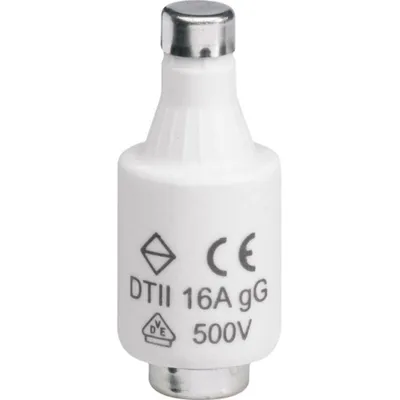 Obrázek produktu pro Pojistková vložka HAGER DII T 16A 500V gr gL/gG