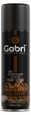Produktbild von Gabri Professional - Pro Temporary Hair Colour Spray Dark Brown 150ml