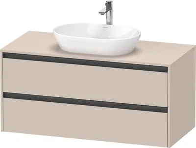 Produktbild von Duravit Ketho.2 Wastafelonderkast 120x55x56,8 cm Mat Taupe