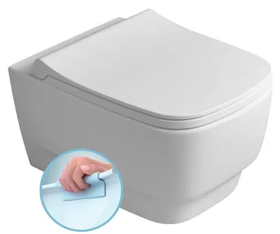 Produktbild von Sapho BELLO Hänge-WC, Rimless, 35,5x53cm, Weiß