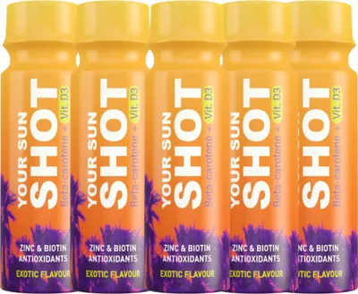 Productafbeelding van Your Sun Shot Vit. D3 bruiningsdrank 5 stuks