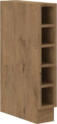 Produktbild von Vigo Unterschrank Regal 15 cm Eiche Lancelot Küchenzeile Küchenblock Küche