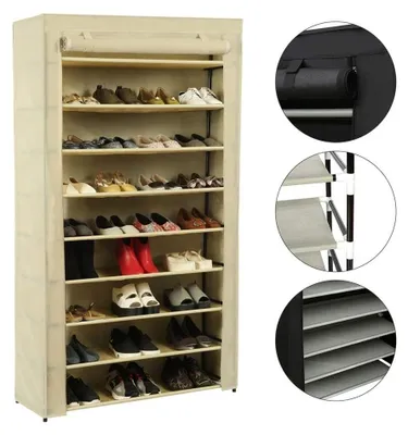 Image de Porte-chaussures à 10 niveaux, pour environ 40 paires de chaussures