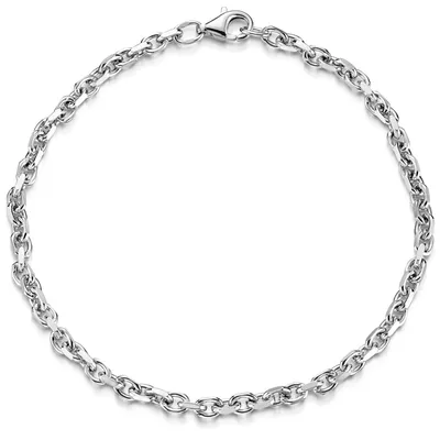 Produktbild von MATERIA by Matthias Wagner Herren Armband 925 Silber Ankerkette massiv 18-24cm 2,9mm SA-140