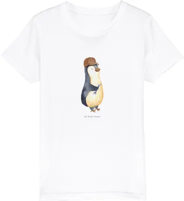 Produktbild von Mr. & Mrs. Panda Kleinkinder T-Shirt Wenn Papa es nicht reparieren kann, sind wir am Arsch 9-11 Jahre (134/146) - Weiß - Geschenk, Vater, Pinguin, Kindershirt, Muttertag