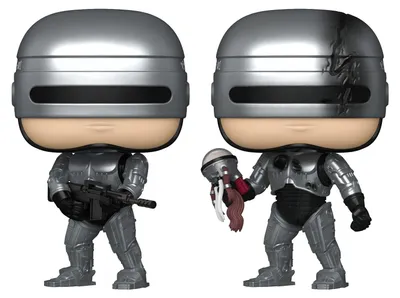 Produktbild von Funko Pop! Movies: RoboCop 2 - Robocop (Metallic) #1989