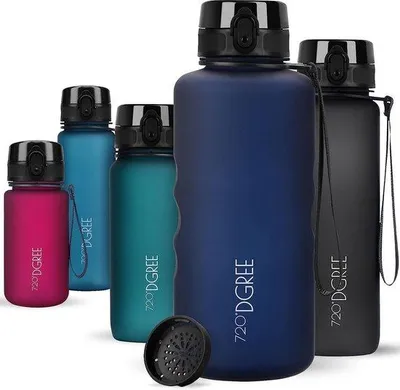 Immagine prodotto di Borraccia uberBottle softTouch con filtro, 2000 ml / Blu zaffiro / 720DGREE