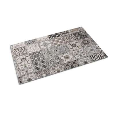 Obrázek produktu pro Rohožka před dveře - Podložka na zachytávání nečistot- Protiskluzová vnitřní venkovní rohožka - 90x60 cm - Geometrické vzory
