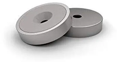 Produktbild von Neodym Flachgreifer Topfmagnet Ø 25x7,0 mm mit Bohrung und konischer Senkung, Haftkraft 17 kg