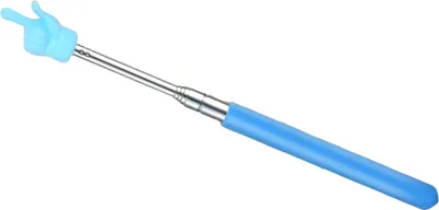 Zdjęcie produktu dla Teleskopowy wskaźnik ze stali nierdzewnej, teleskopowy, wysuwany od 17 do 55 cm, ergonomiczny design, idealny do nauczania i dla dzieci – lekki i trwały