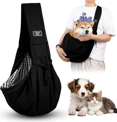 Produktbild von Schultertasche für Haustiere - Hundetransport und Tragetasche für Spaziergänge und Aktivitäten