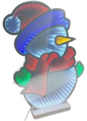 Produktbild von Ida LED Lampe Weihnachtsdekoration Schneemann Infiny Mirror warmes Licht festlich le