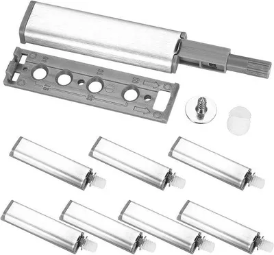 Produktbild von Magnetische Kastklammer, 8er Pack, Push-to-open, für Schubladen, Kasten, Möbel
