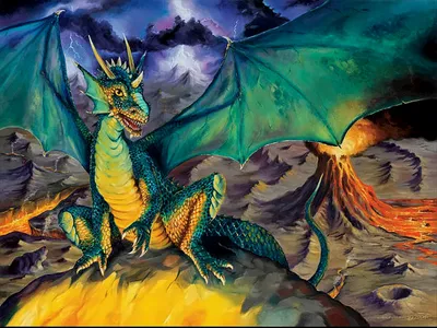 Produktbild von Drachenland, 300 Teile Puzzle