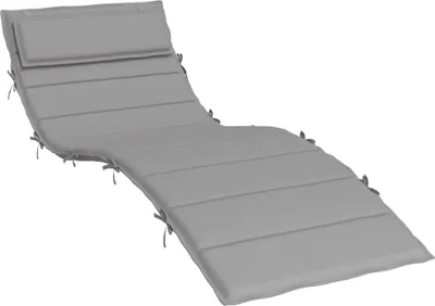 Immagine prodotto di vidaXL Coprilettino grigio 180x60x4 cm Tessuto Oxford