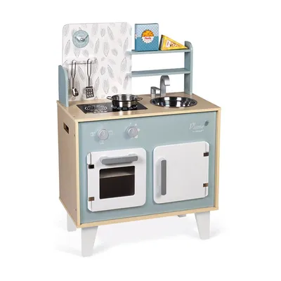 Immagine prodotto di Cucina per bambini cucina da gioco in legno con suono Plume Janod