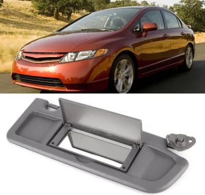 Obrázok produktu pre Pravá strana slnečná clona 83230SNAA01ZB Náhradné diely Vhodné pre Honda Civic 2006-2008 (tmavošedá)