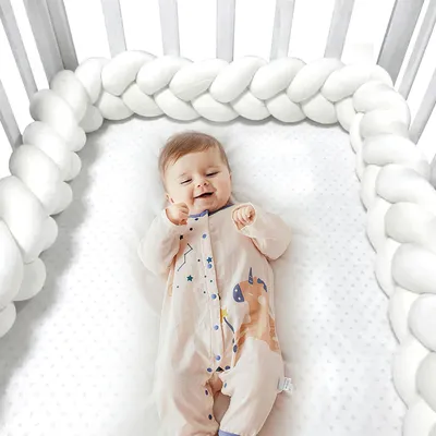 Produktbild von Seitenschläferkissen Geflochtenes Seitenschläferkissen 2M Baby Kissen Deko Kuschelkissen Dekokissen Flauschig Zierkissen Geflochten 3 Aktien