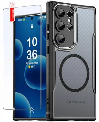 Produktbild von Hülle für Samsung S25 Ultra | Für MagSafe, matt, strapazierfähig, verstärkt | + Displayschutz