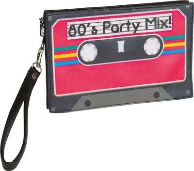 Immagine prodotto di borsetta anni '80 per adulti Mixtape colorata - taglia unica