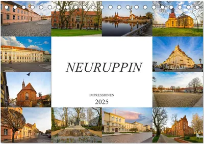 Produktbild von Neuruppin Impressionen (Tischkalender 2025 DIN A5 quer), CALVENDO Monatskalender