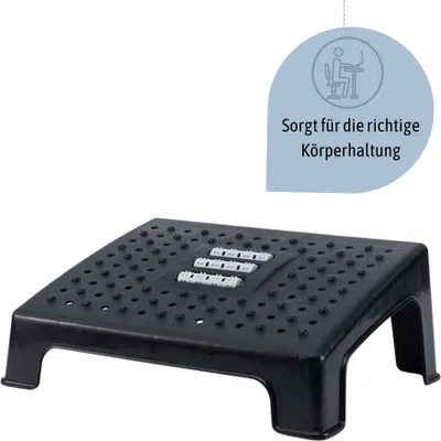 Produktbild von BUDDLEY Ergonomische Fußstütze für Büro oder Home Office - viele verschiedenen Variationen - Fußhocker für Schreibtisch