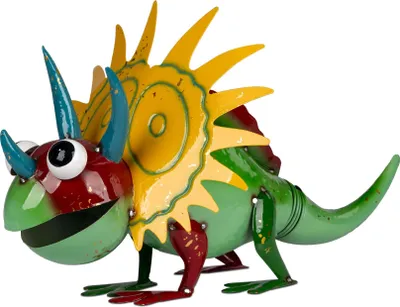 Produktbild von Dekofigur Drache, Dino L. 53cm bunt aus Metall Formano Garten S25