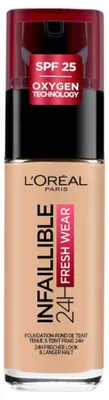Produktbild von L’Oréal Paris Make-Up Designer Ineutralfaillible Founeutraldationeutral 120 Vaneutralille/Vaneutralil, Pumpenflasche, Flüssigkeit, Beige, Vanilla, Nackte Haut, Warm