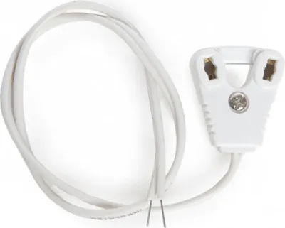 Produktbild von Lampenfassung Röhre T8 LED Kabel 30cm  Weiß