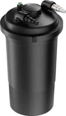 Immagine prodotto di SunSun CPF-500 filtro a pressione per laghetti 10.000 l/h / 18 W UVC, unità di filtraggio a pressione per laghetti fino a 30.000 litri, chiarificatore per laghetti, sistema di filtraggio